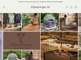 klipspringerza.co.za homepage screenshot