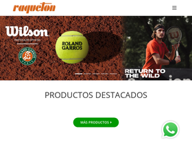 'raqueton.com' screenshot