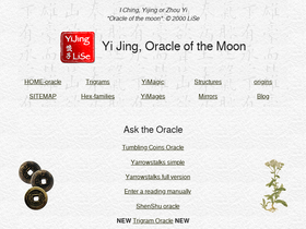 'yijing.nl' screenshot