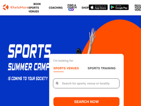 'khelomore.com' screenshot