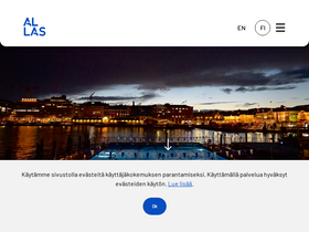 'allasseapool.fi' screenshot