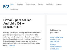 'ecuadoravisos.com' screenshot