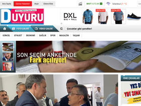 'duyurugazetesi.com.tr' screenshot