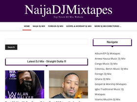 'naijadjmixtapes.com.ng' screenshot