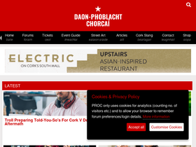 'peoplesrepublicofcork.com' screenshot
