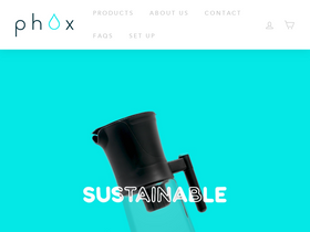 'phoxwater.com' screenshot