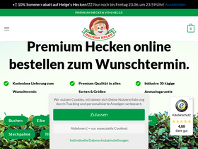 'hecken-helge.de' screenshot