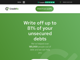 'creditfix.co.uk' screenshot
