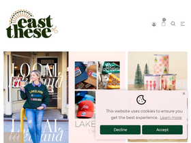 eastofthese.com homepage screenshot