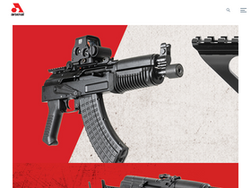 'arsenalinc.com' screenshot