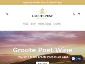 grootepost.shop homepage screenshot