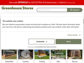 'greenhousestores.co.uk' screenshot