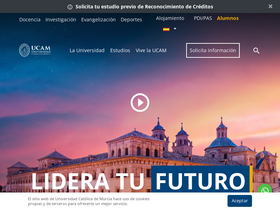 'ucam.edu' screenshot