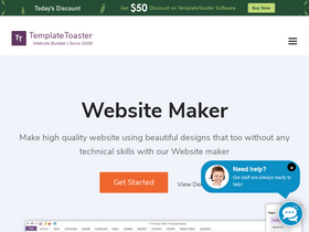'templatetoaster.com' screenshot