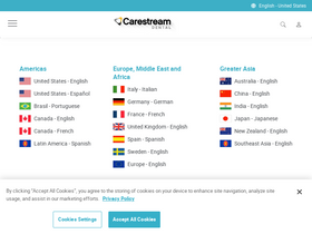 'lp.carestreamdental.com' screenshot