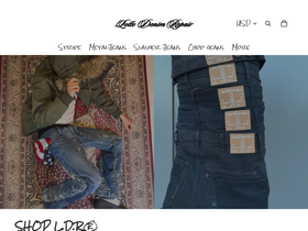 lottodenimrepair.com homepage screenshot