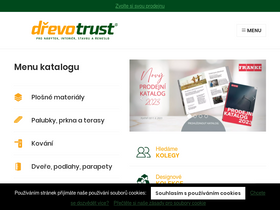 'drevotrust.cz' screenshot