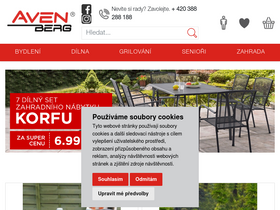 'avenberg.cz' screenshot