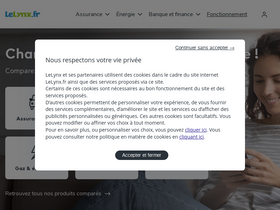 'lelynx.fr' screenshot