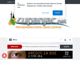 'zupanjac.net' screenshot