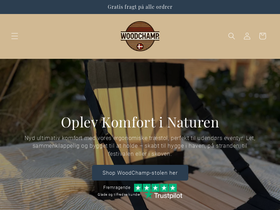 Woodchamp homepage screenshot