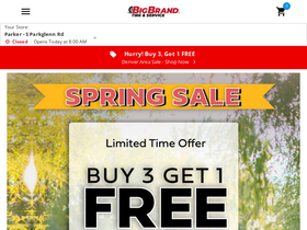 'bigbrandtire.com' screenshot