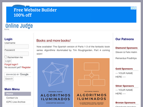 'onlinejudge.org' screenshot