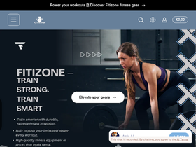fitizone.com homepage screenshot