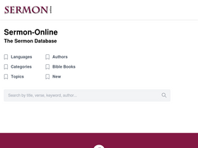 'sermon-online.com' screenshot