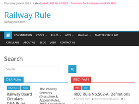 'railwayrule.com' screenshot