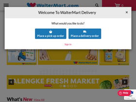'waltermartdelivery.com.ph' screenshot