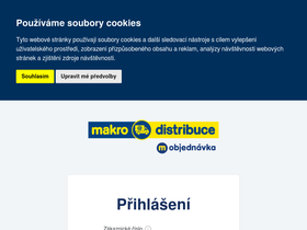 'm-objednavka.cz' screenshot