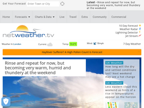 'netweather.tv' screenshot