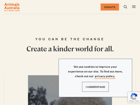 'animalsaustralia.org' screenshot
