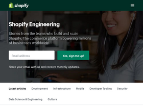 'shopify.engineering' screenshot