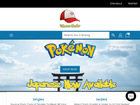 pokemonwonder.com homepage screenshot