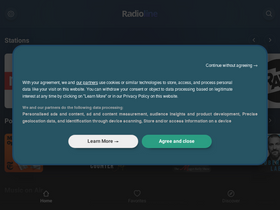 'radioline.co' screenshot
