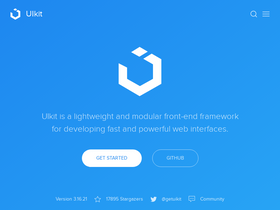 'getuikit.com' screenshot