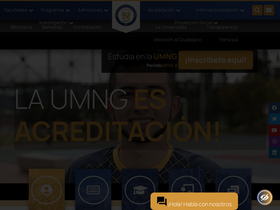'umng.edu.co' screenshot