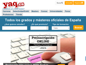 'yaq.es' screenshot
