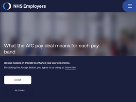 'nhsemployers.org' screenshot