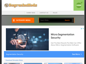 'zagruzkamods.com' screenshot