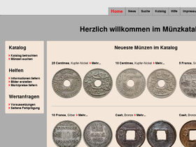 'muenzkatalog-online.de' screenshot