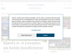 'noticiasdealava.eus' screenshot