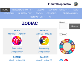 'futurescopeastrology.com' screenshot