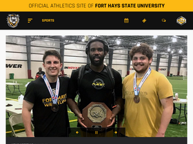 'fhsuathletics.com' screenshot