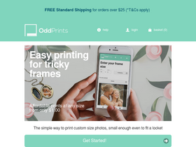 'oddprints.com' screenshot