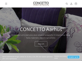Concetto homepage screenshot