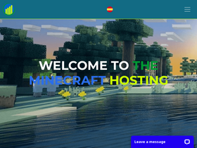 'theminecrafthosting.com' screenshot