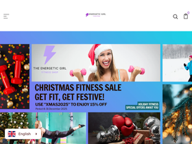 The Energetic Girl website screenshot